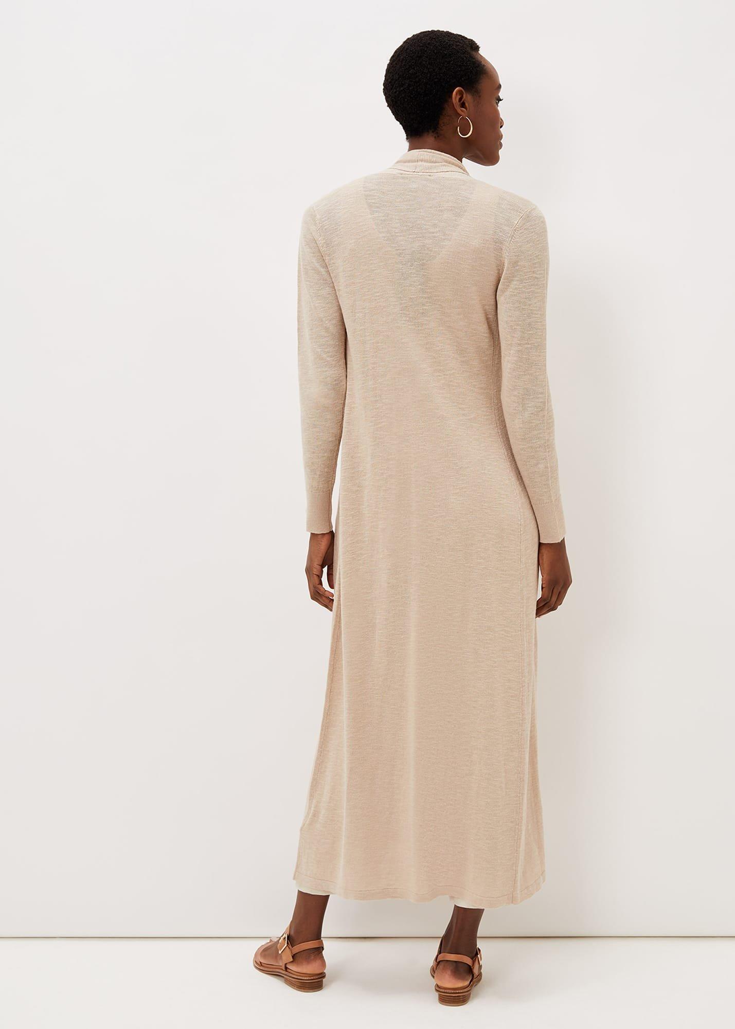 Winnie Linen Longline Cardigan