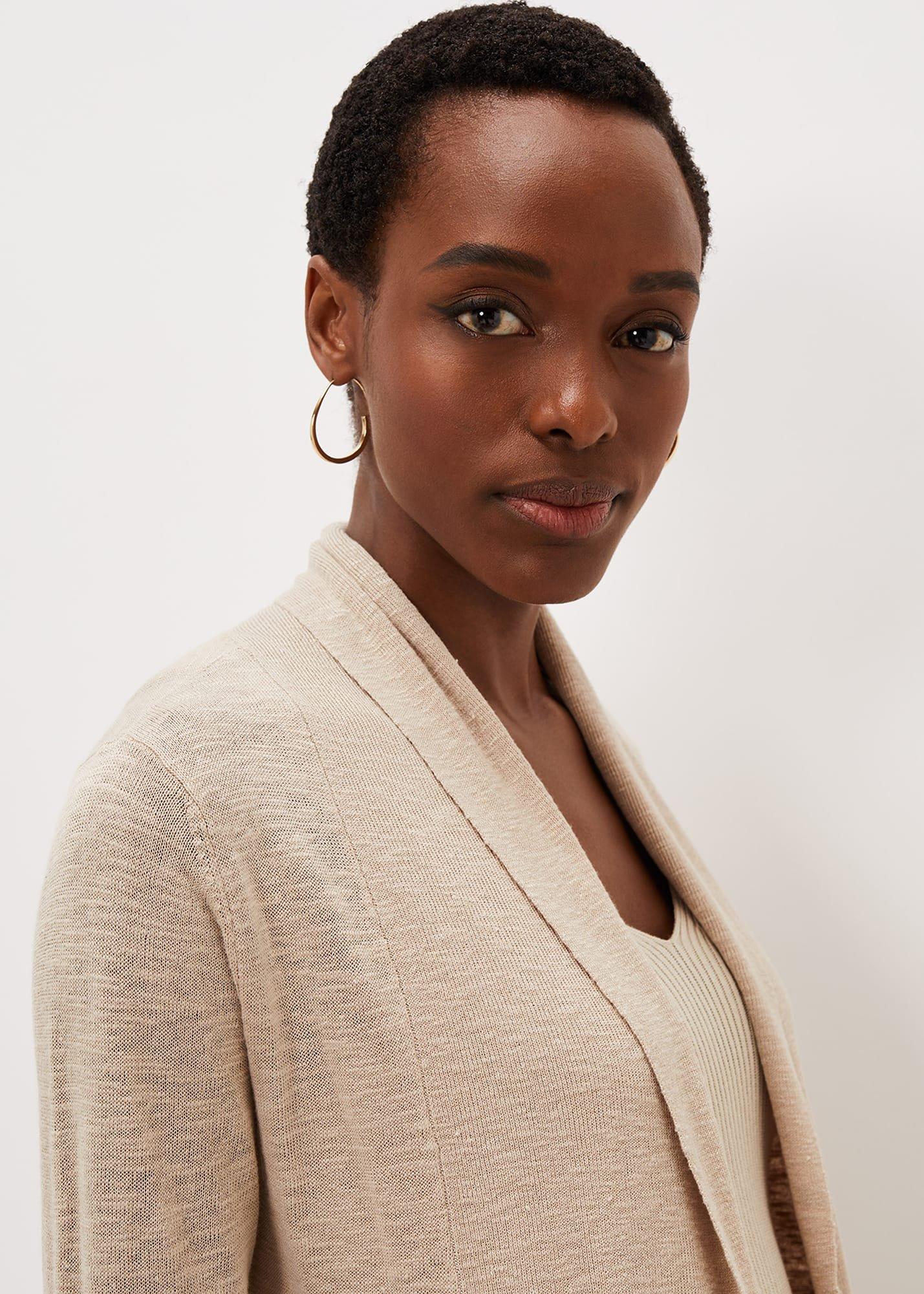 Winnie Linen Longline Cardigan