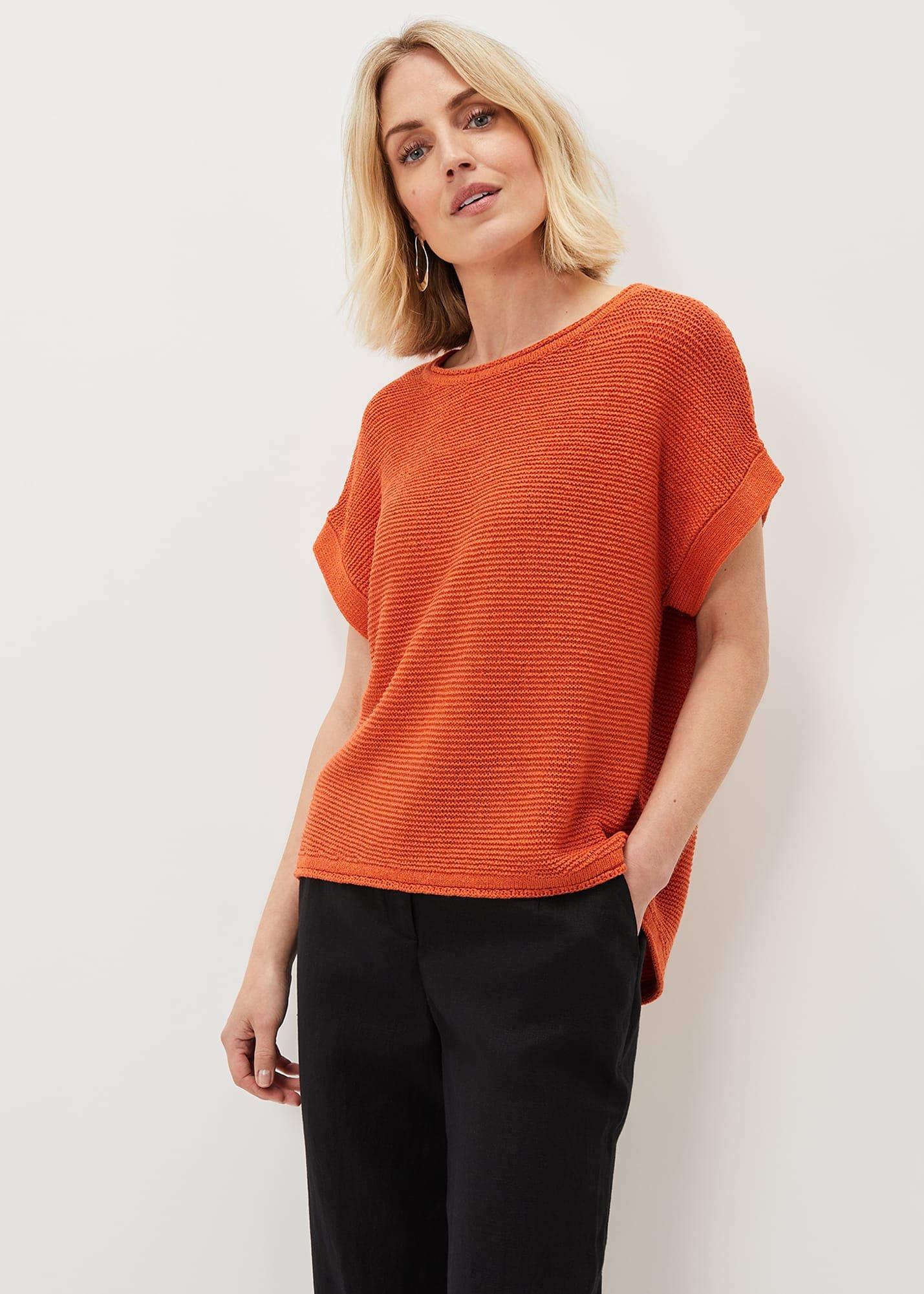 Lisa Short Sleeve Tape Knit