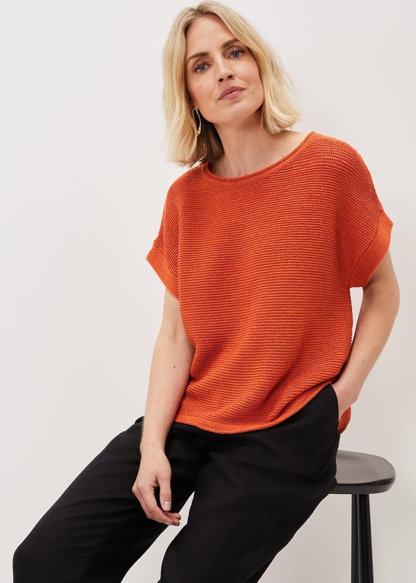 Lisa Short Sleeve Tape Knit