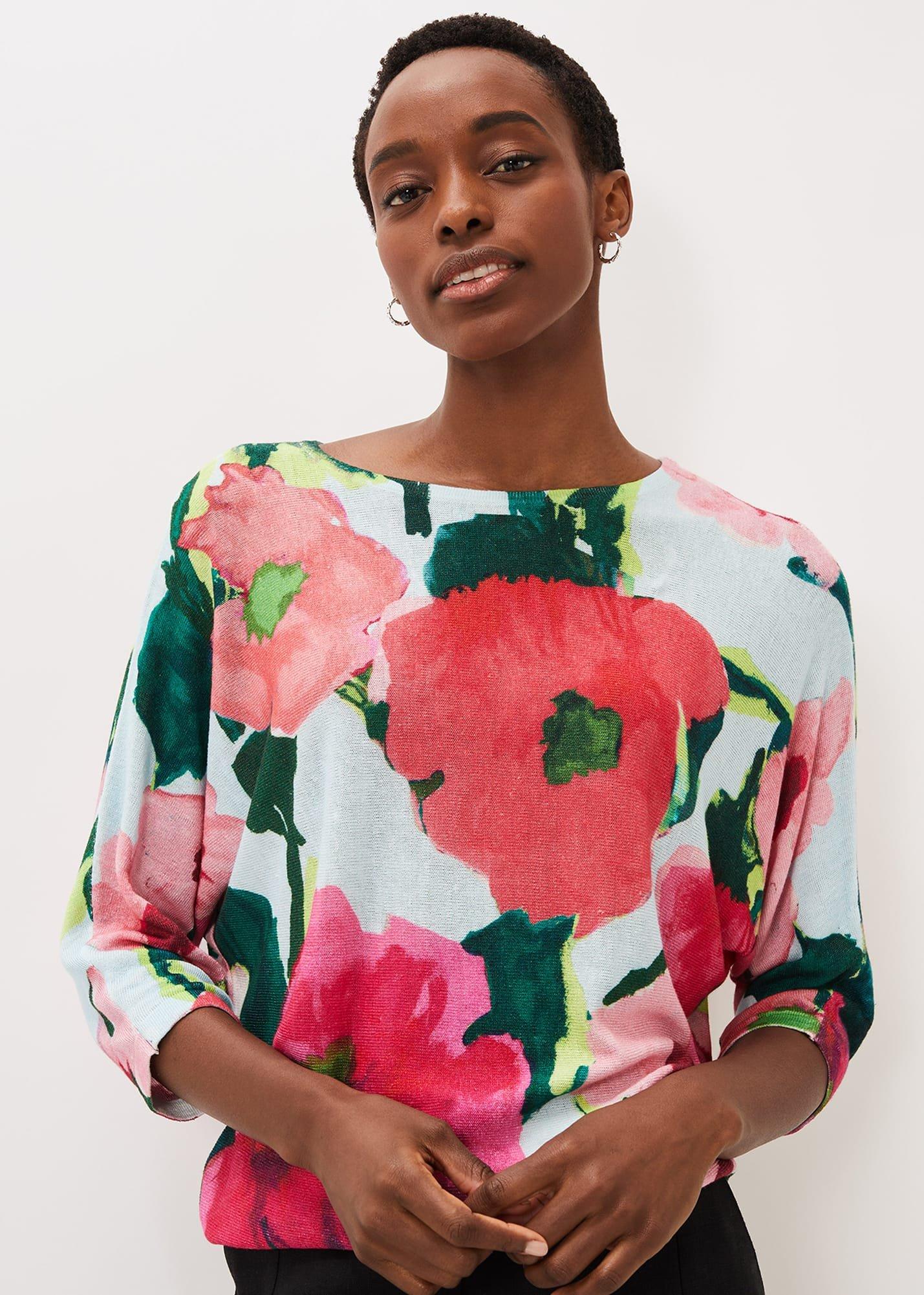 Lanan Linen Floral Jumper
