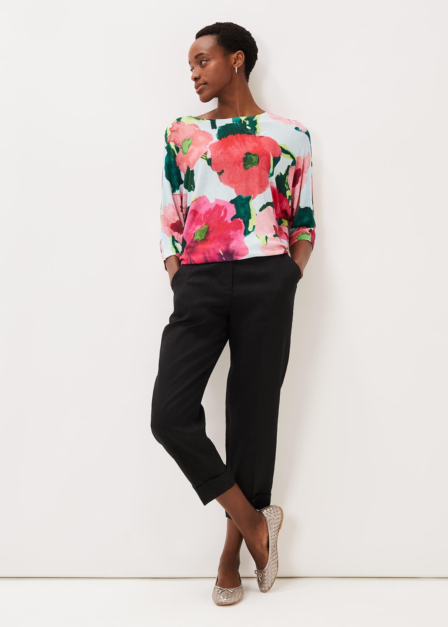 Lanan Linen Floral Jumper