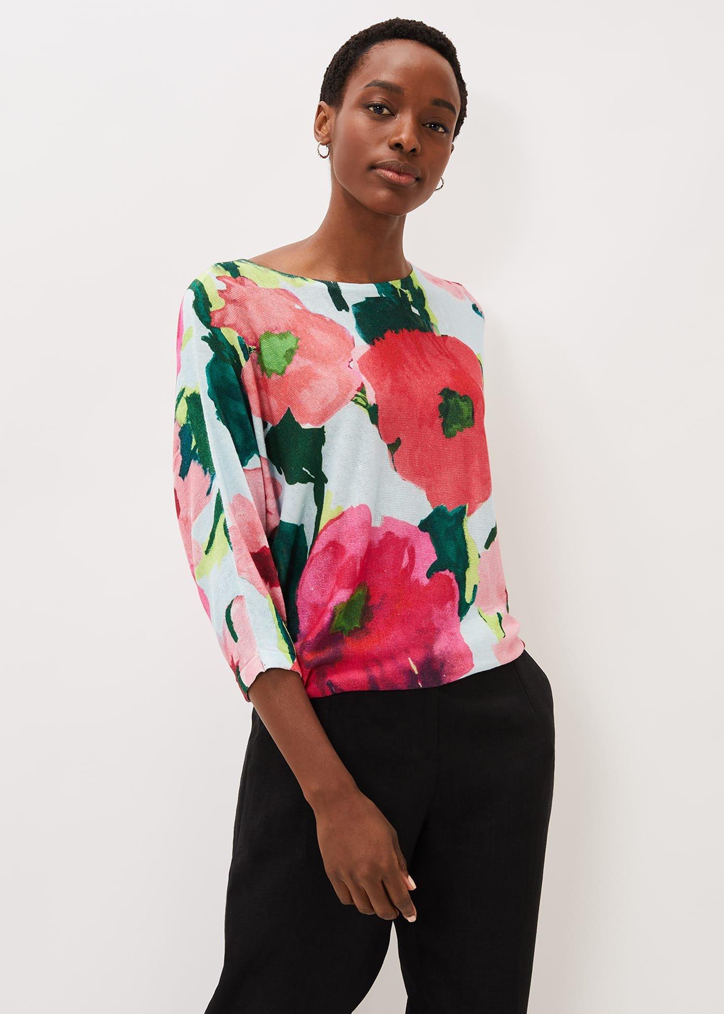 Lanan Linen Floral Jumper
