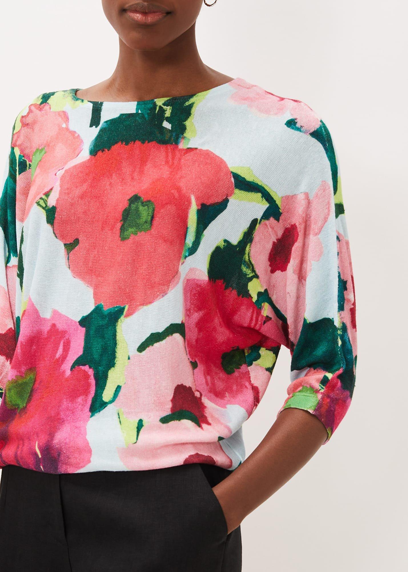 Lanan Linen Floral Jumper