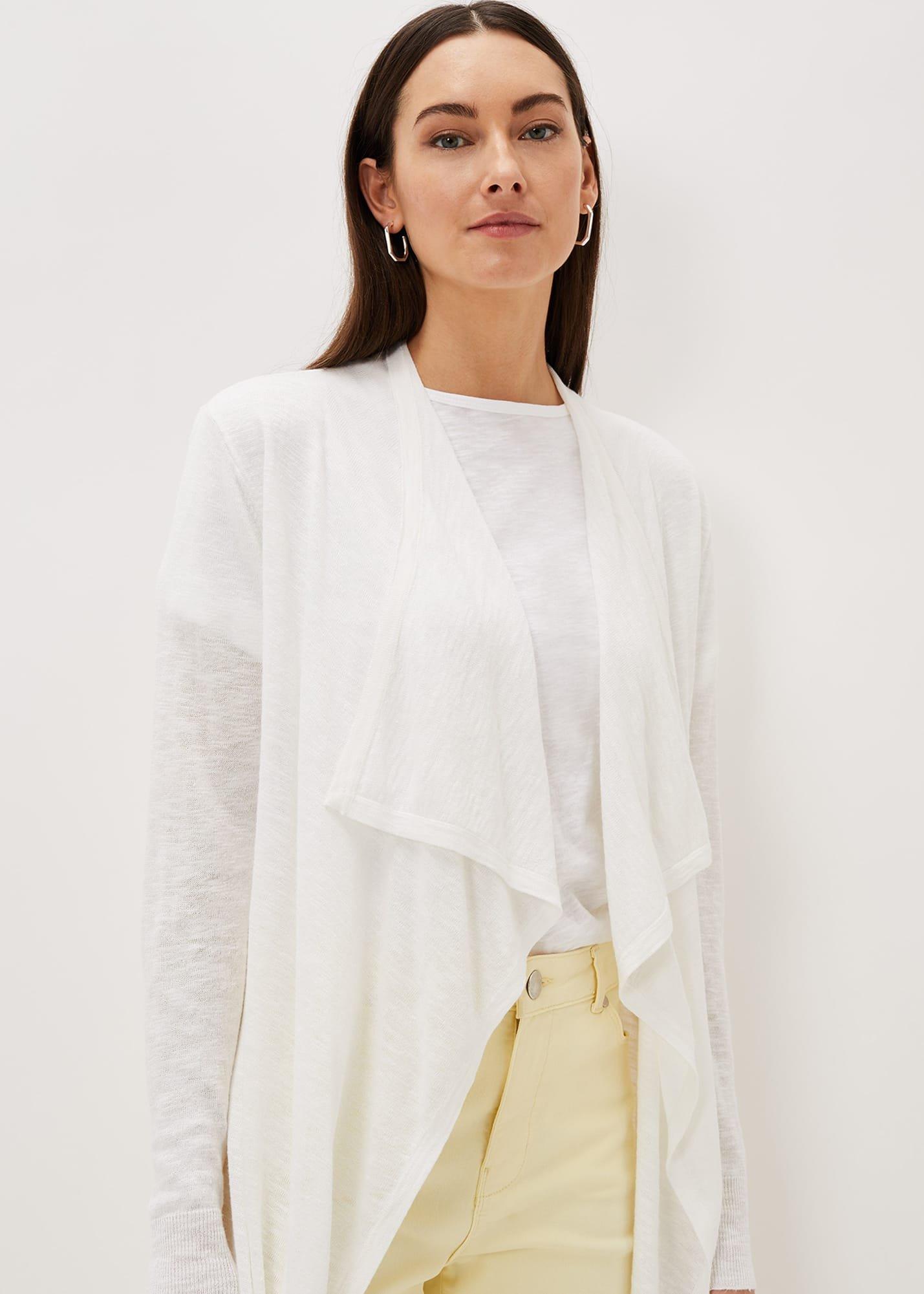 Sola Waterfall Linen Cardigan