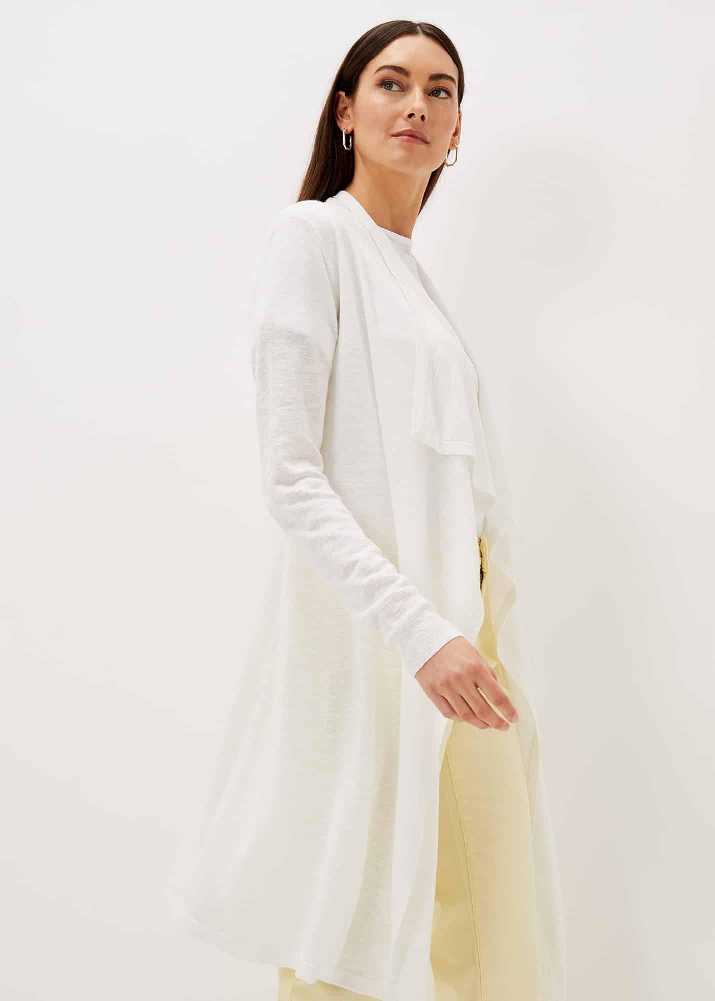 Sola Waterfall Linen Cardigan