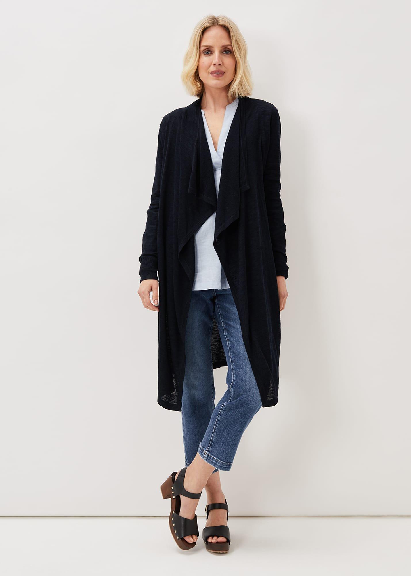 Sola Waterfall Linen Cardigan