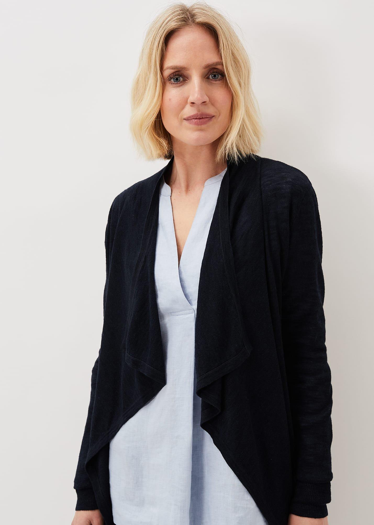 Sola Waterfall Linen Cardigan