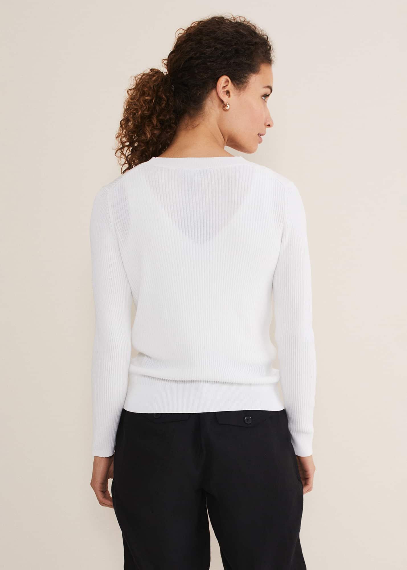 Caryl Ribbed Cardigan