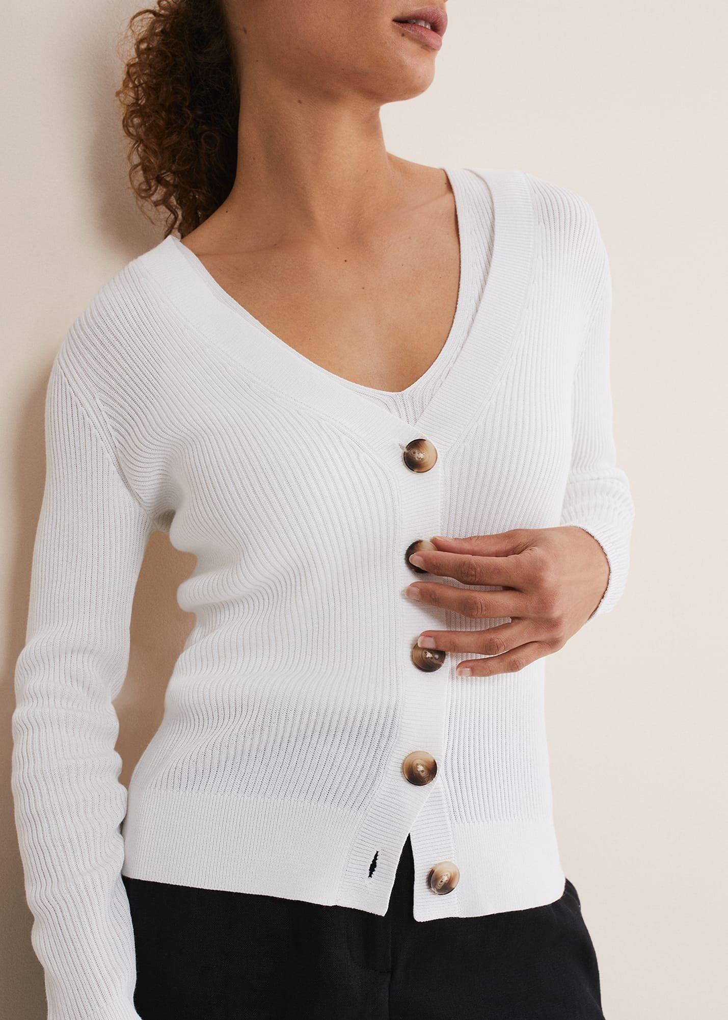 Caryl Ribbed Cardigan