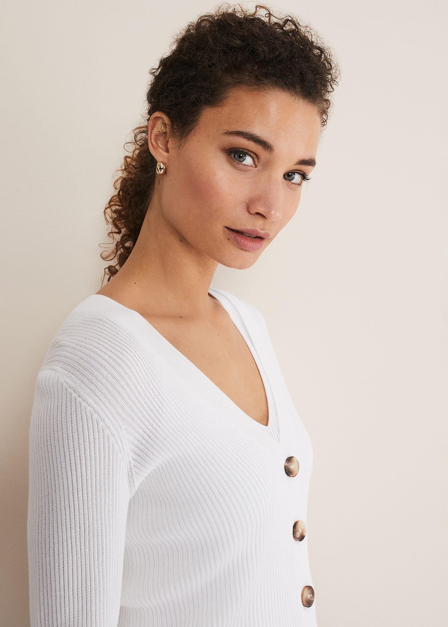 Caryl Ribbed Cardigan
