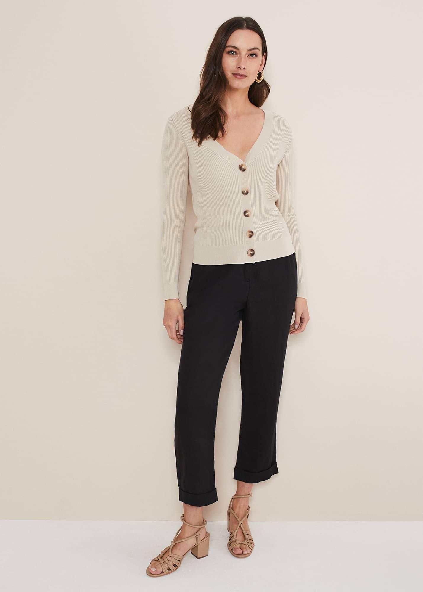 Caryl Ribbed Cardigan