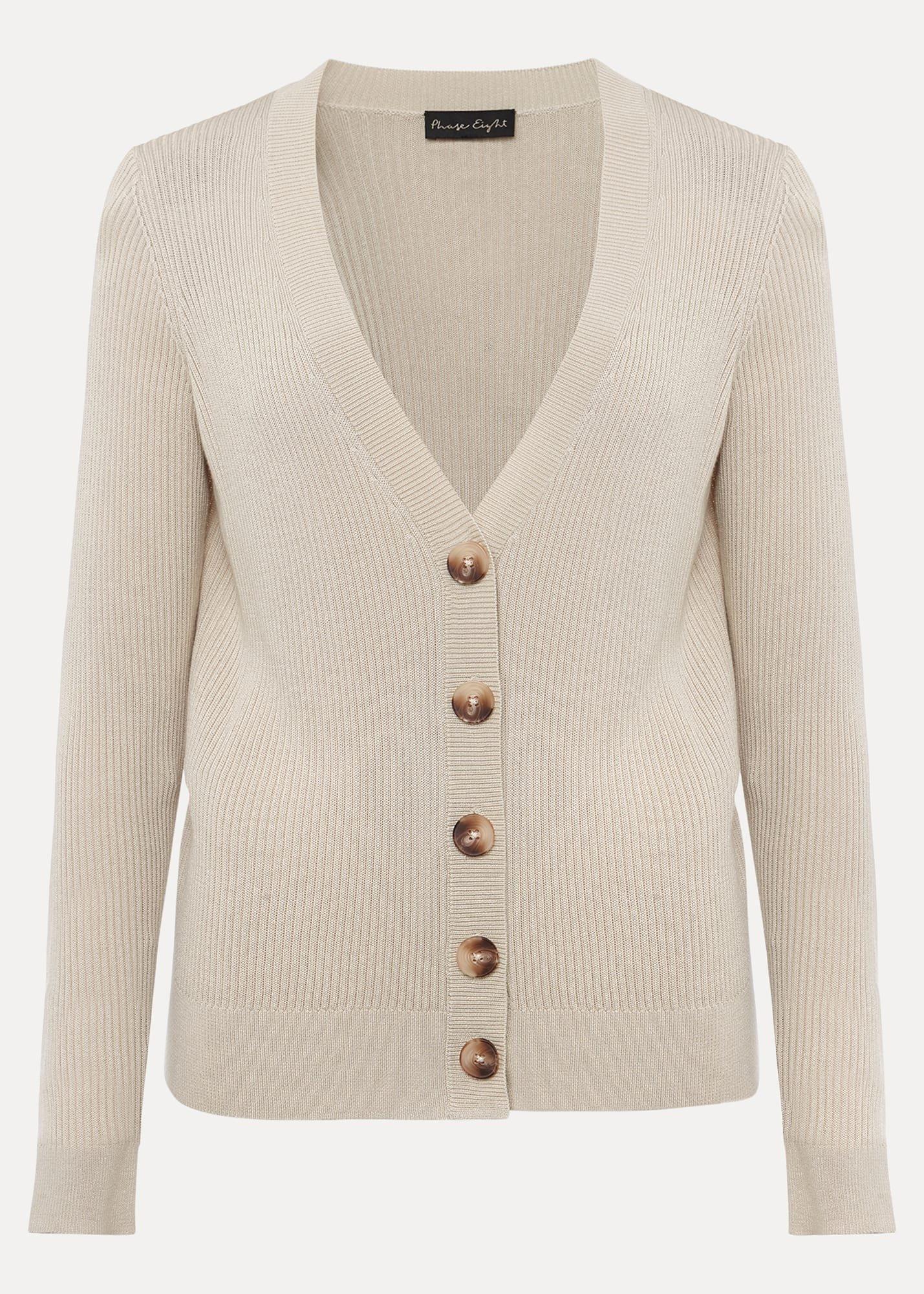 Caryl Ribbed Cardigan