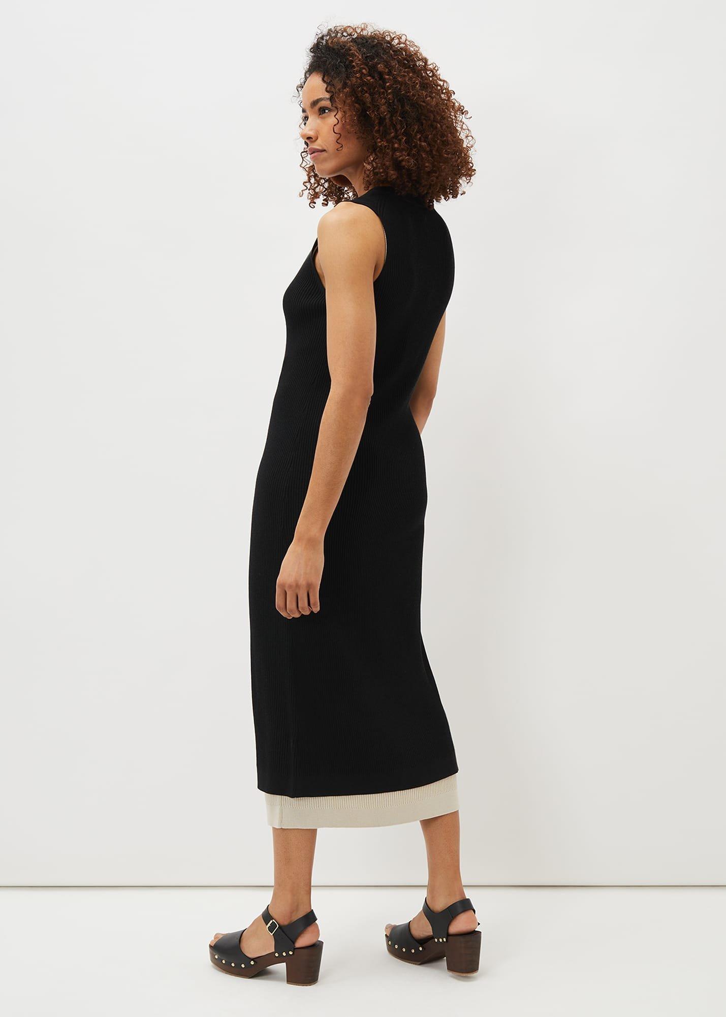 Kourtney Maxi Ribbed Sleeveless Cardigan