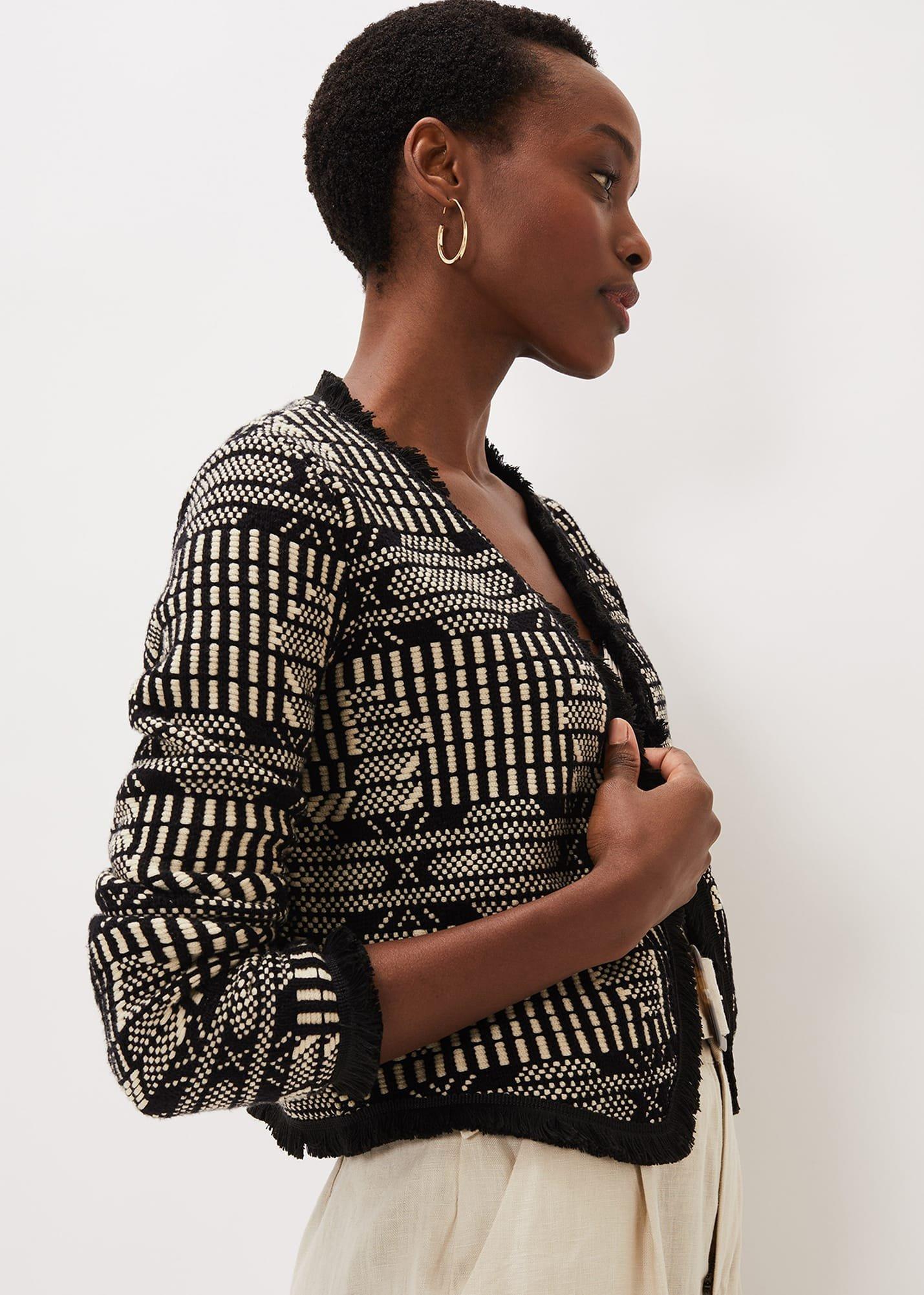 Samie Ikat Knitted Jacket
