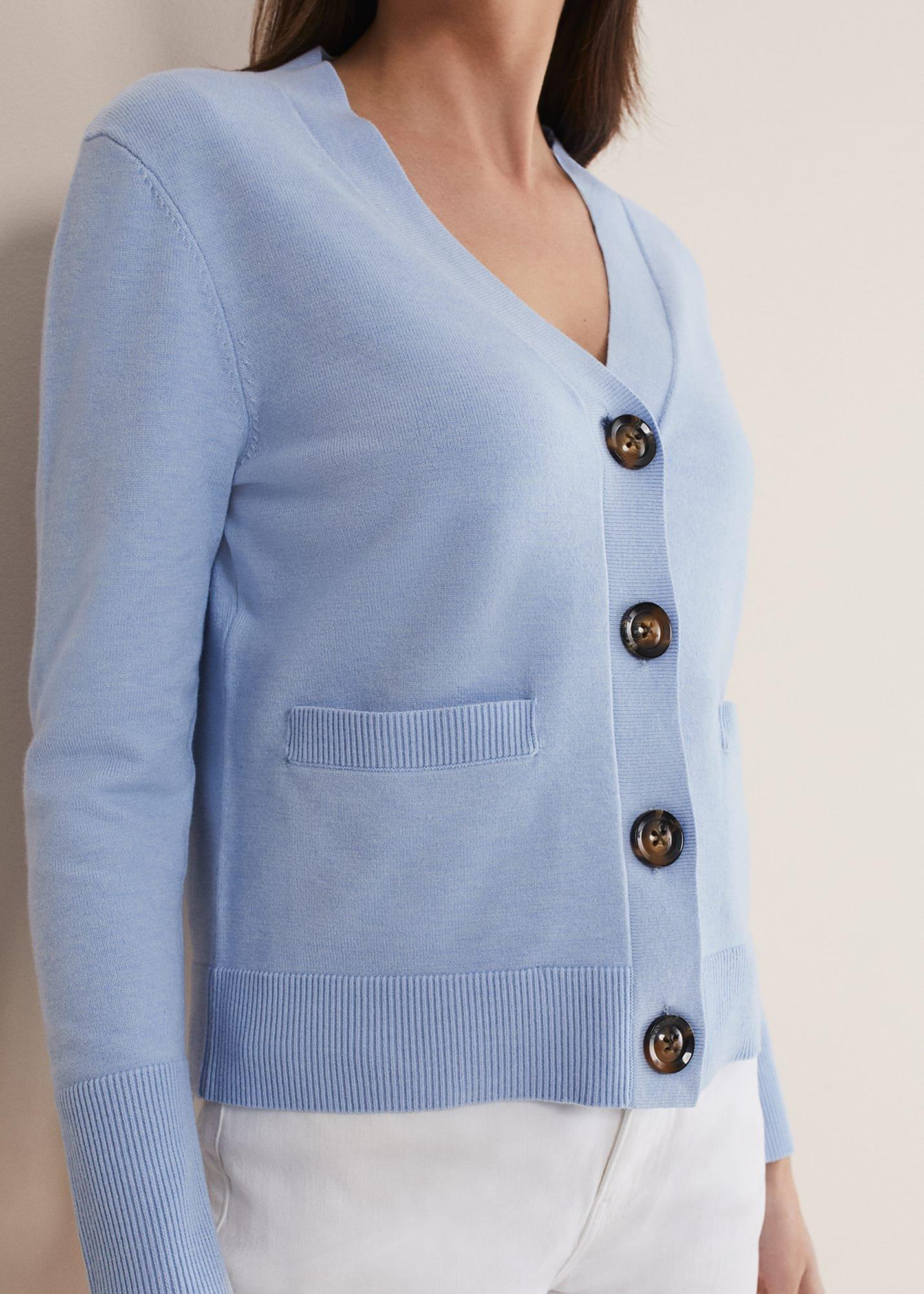 Ima Fine Knit V- Neck Cardigan