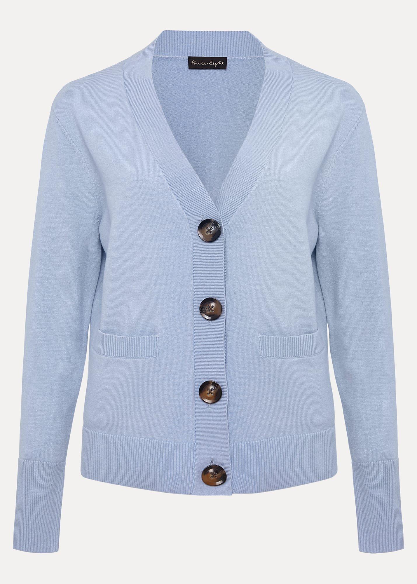 Ima Fine Knit V- Neck Cardigan