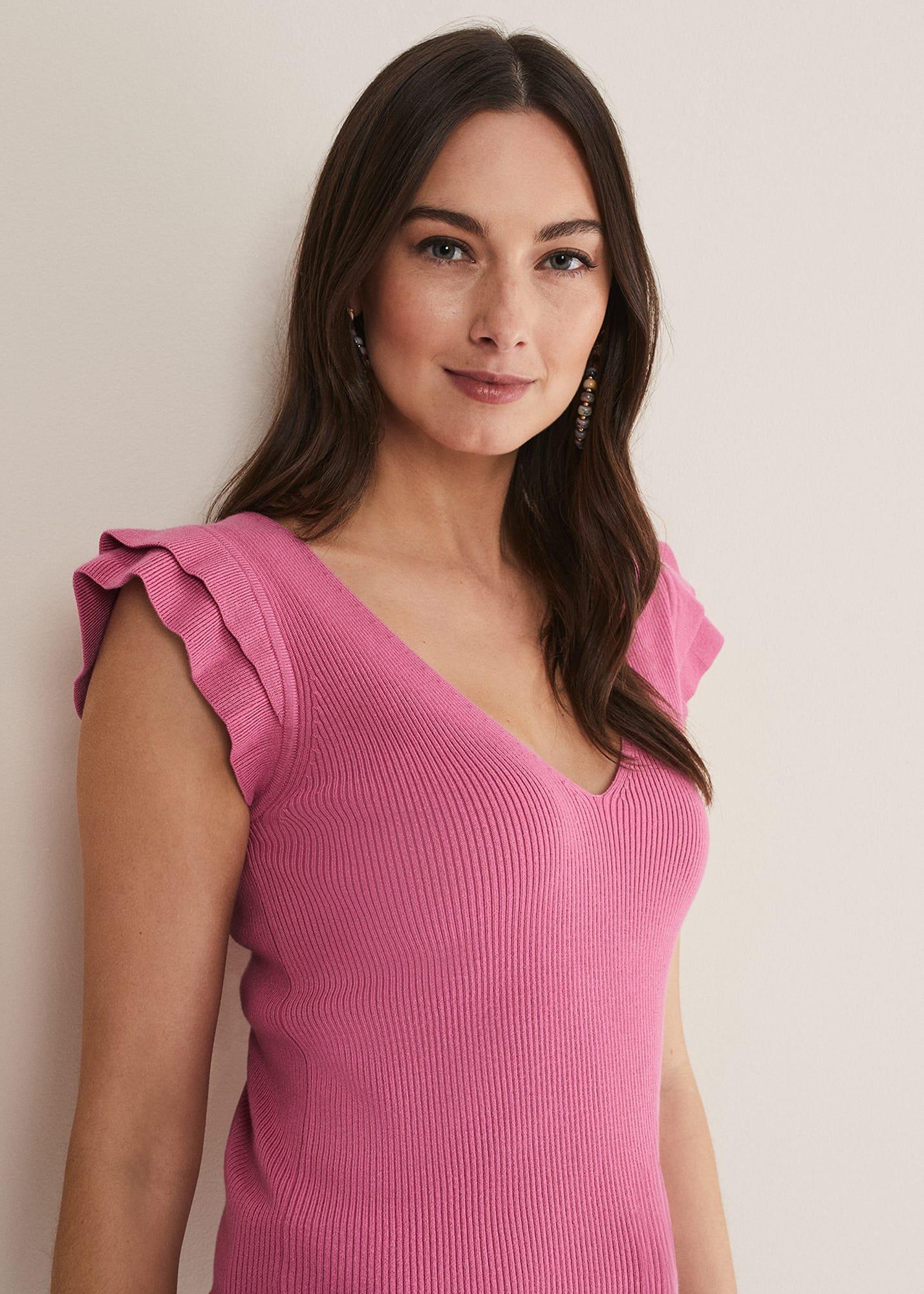 Flory Frill Sleeve Vest