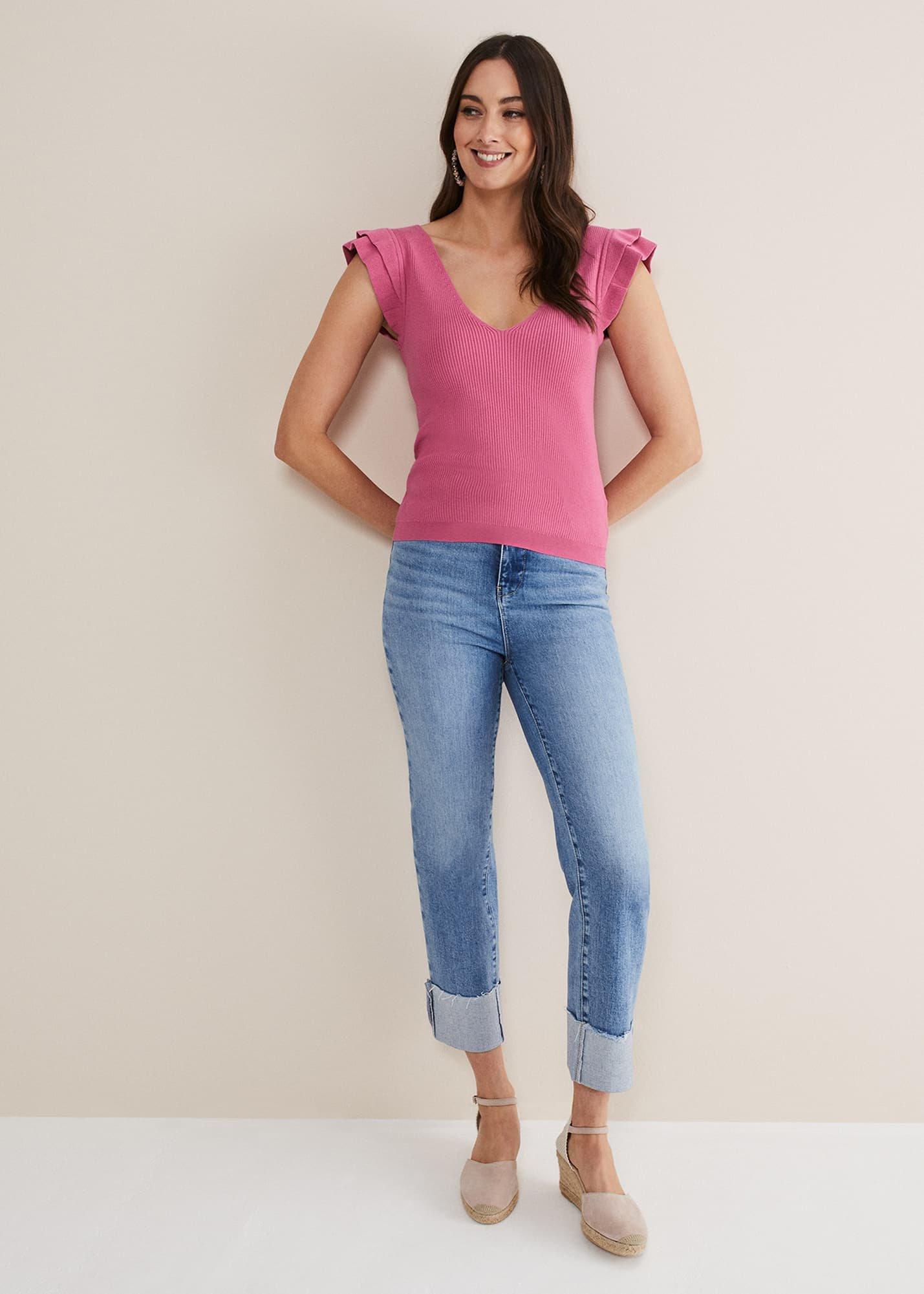 Flory Frill Sleeve Vest