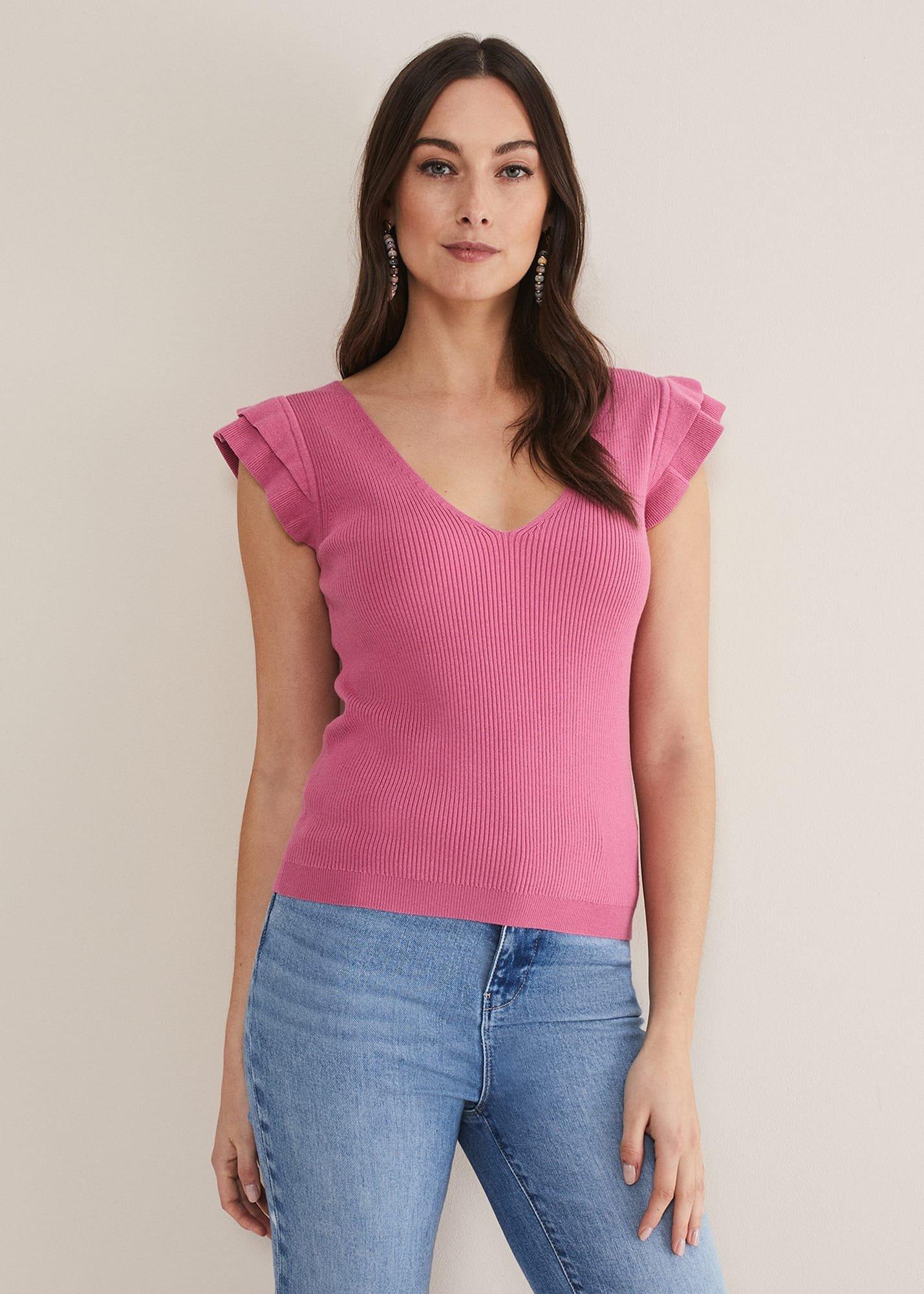 Flory Frill Sleeve Vest