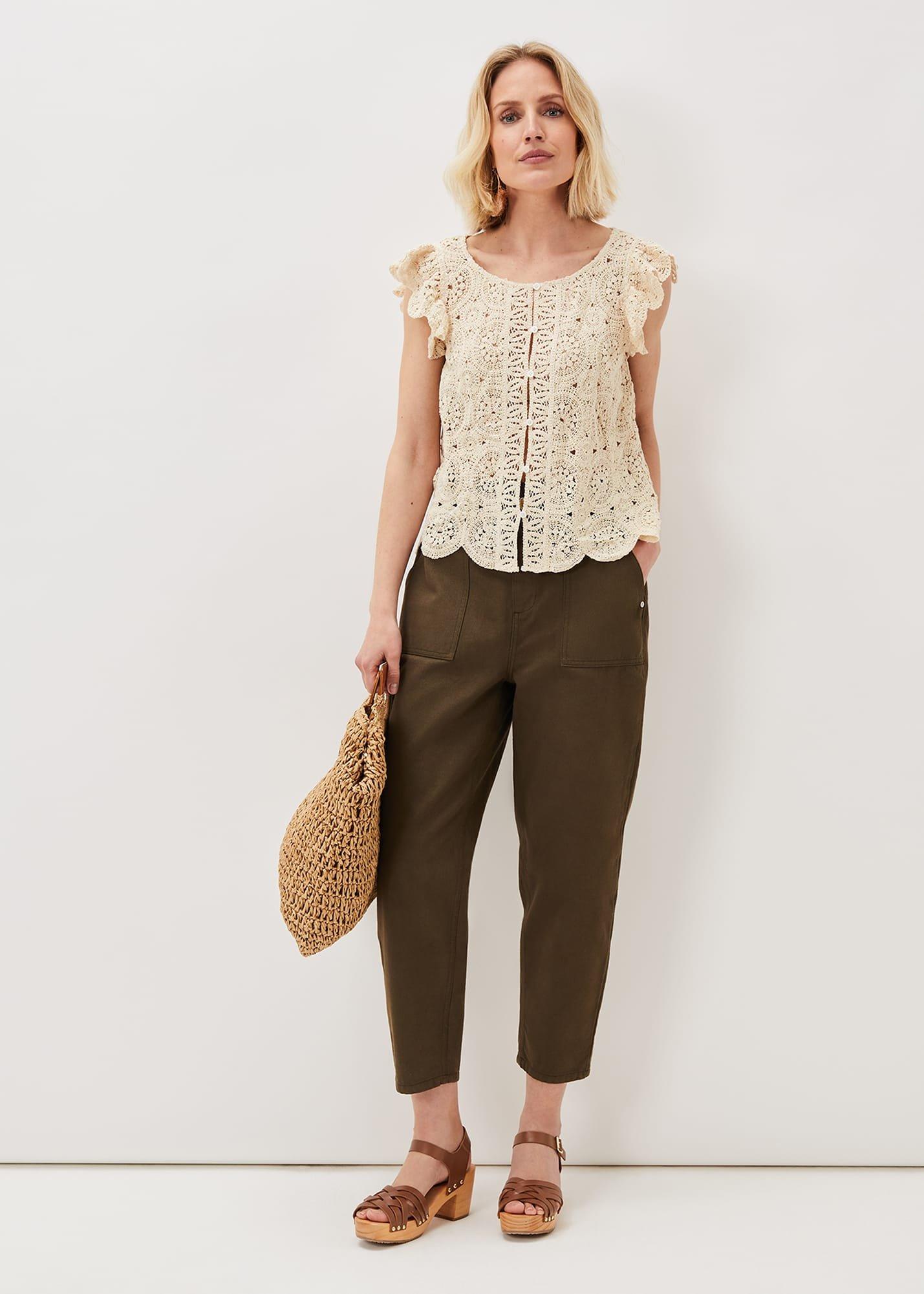 Paulie Crochet Pattern Knit Top