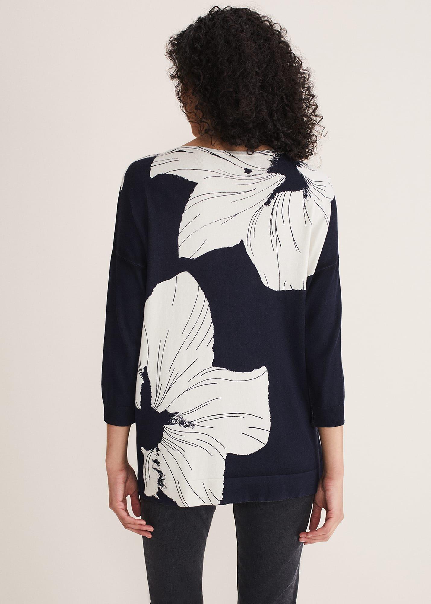 Linda Flower Print Knit