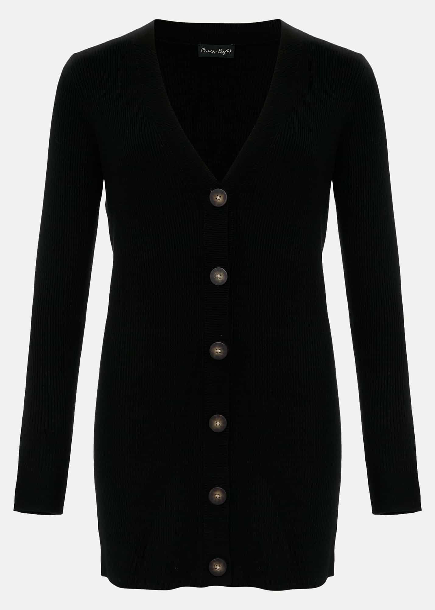 Camille Ribbed Longline Cardigan