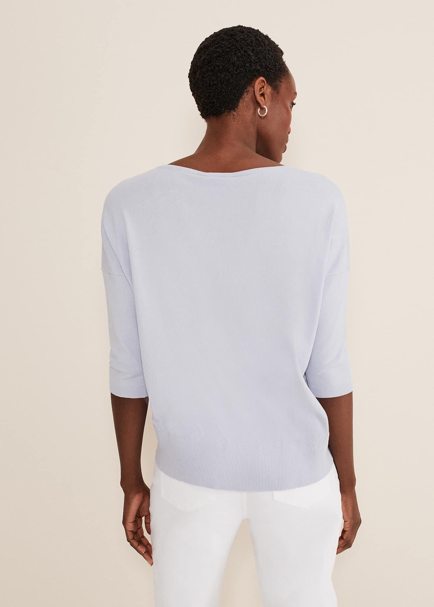 Linda Button Trim Knit