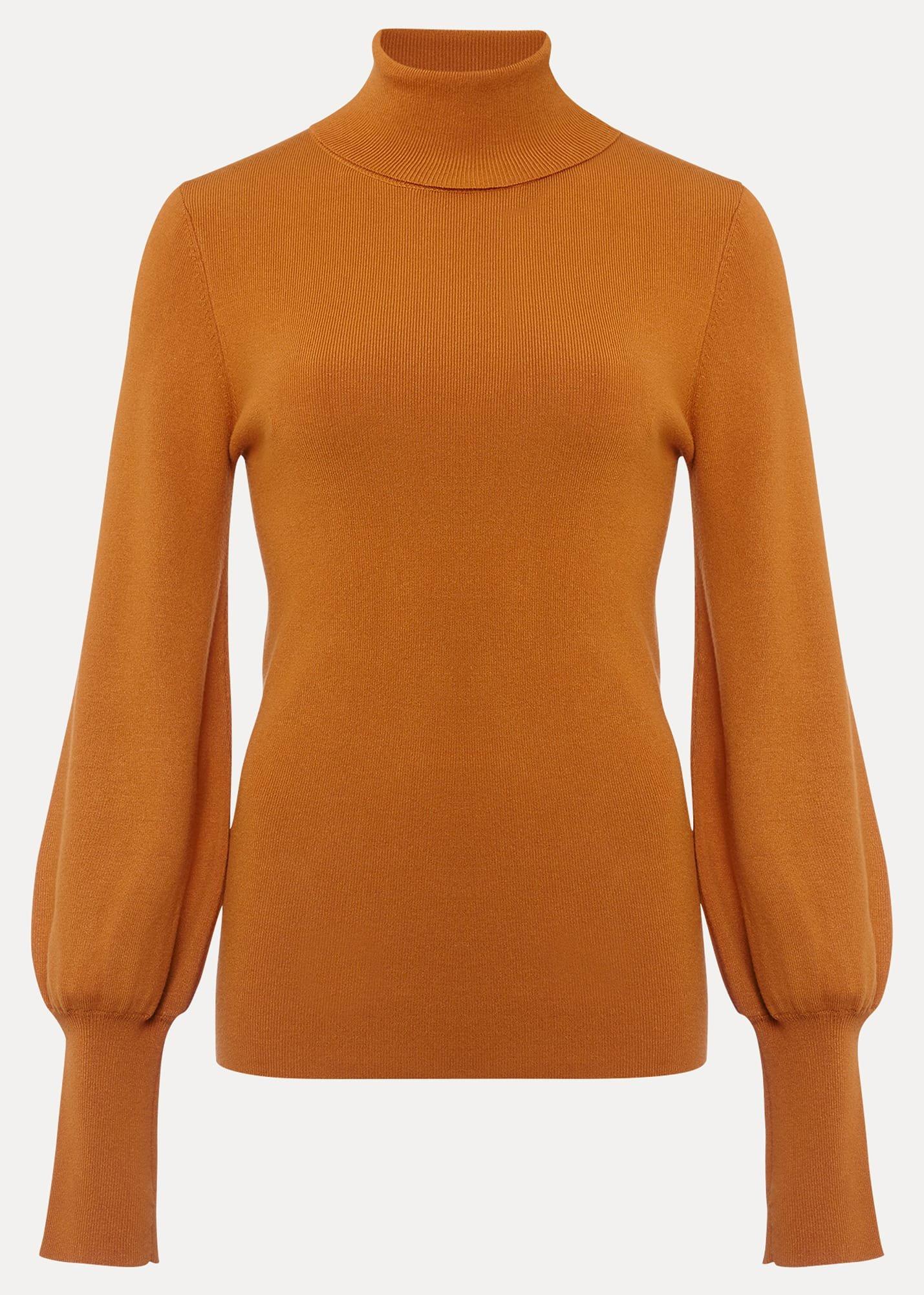 Gwyneth Balloon Sleeve Fine Knit Jumper