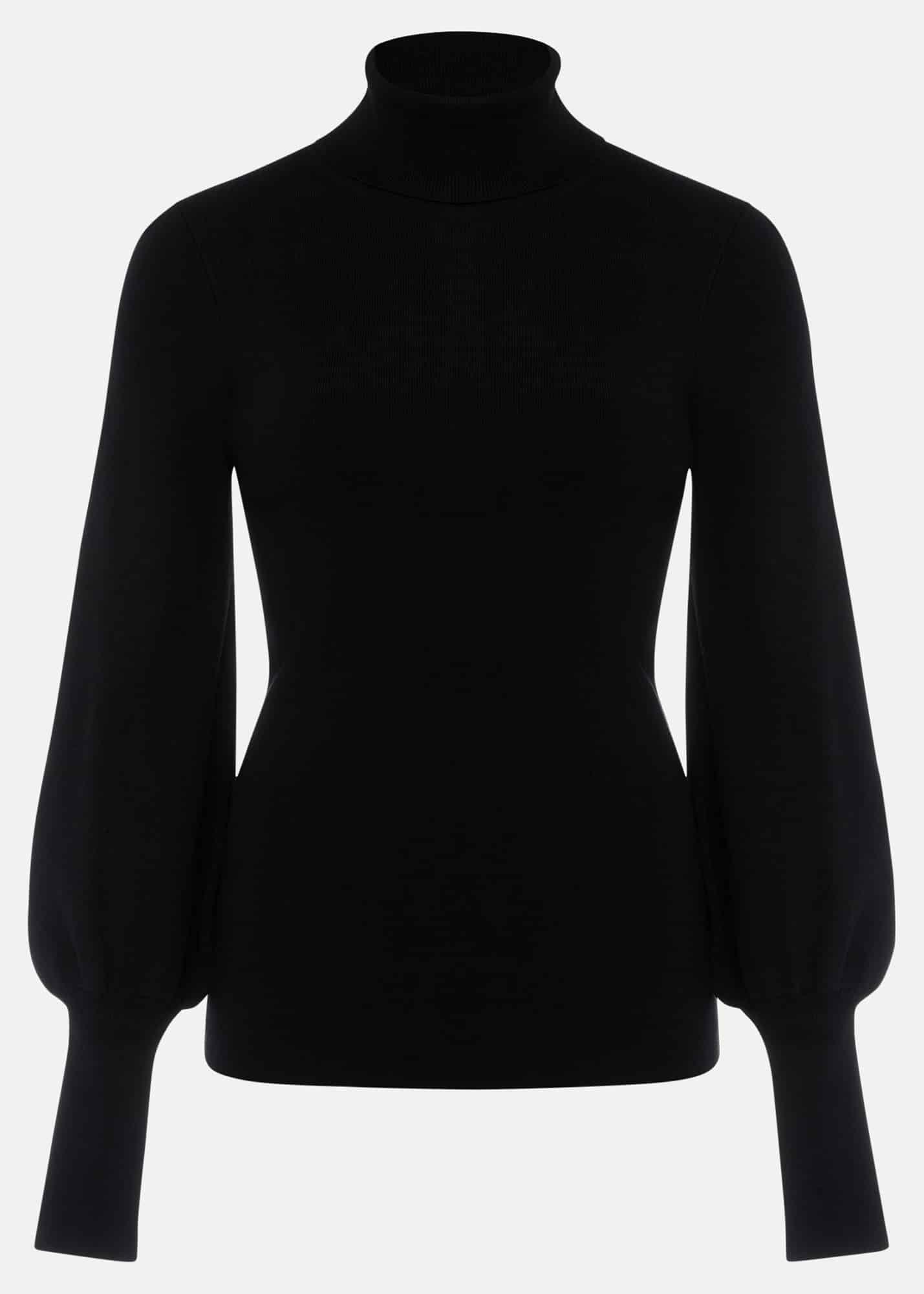 Gwyneth Balloon Sleeve Fine Knit Jumper