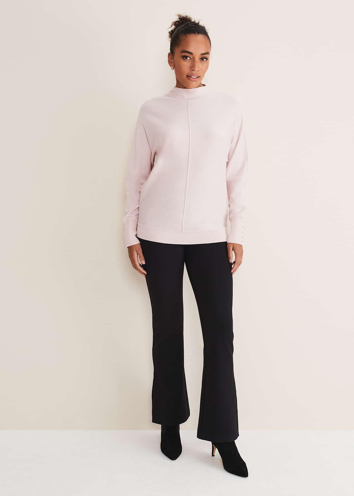 Indigo Button Cuff Easy Knit