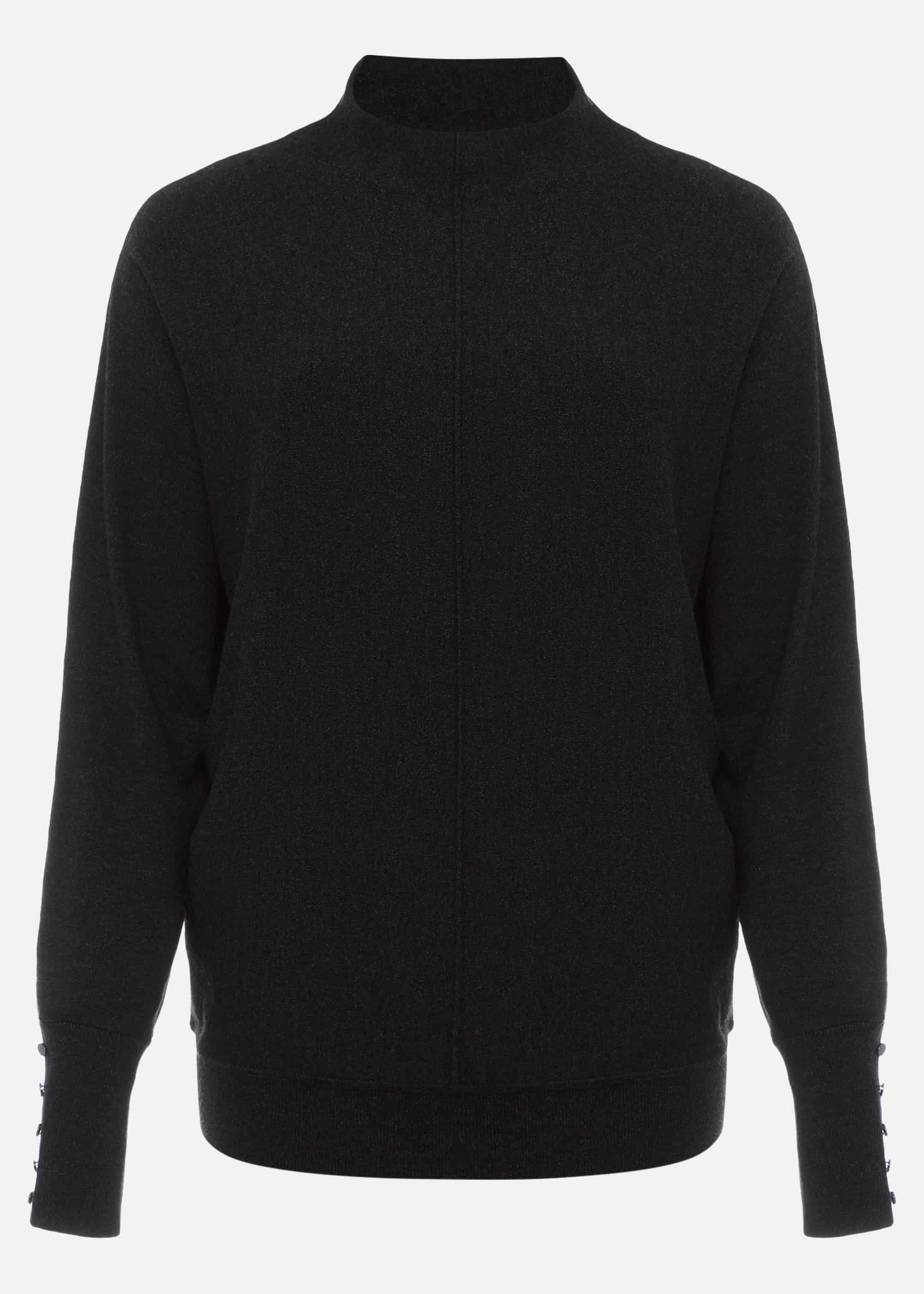 Indigo Button Cuff Easy Knit