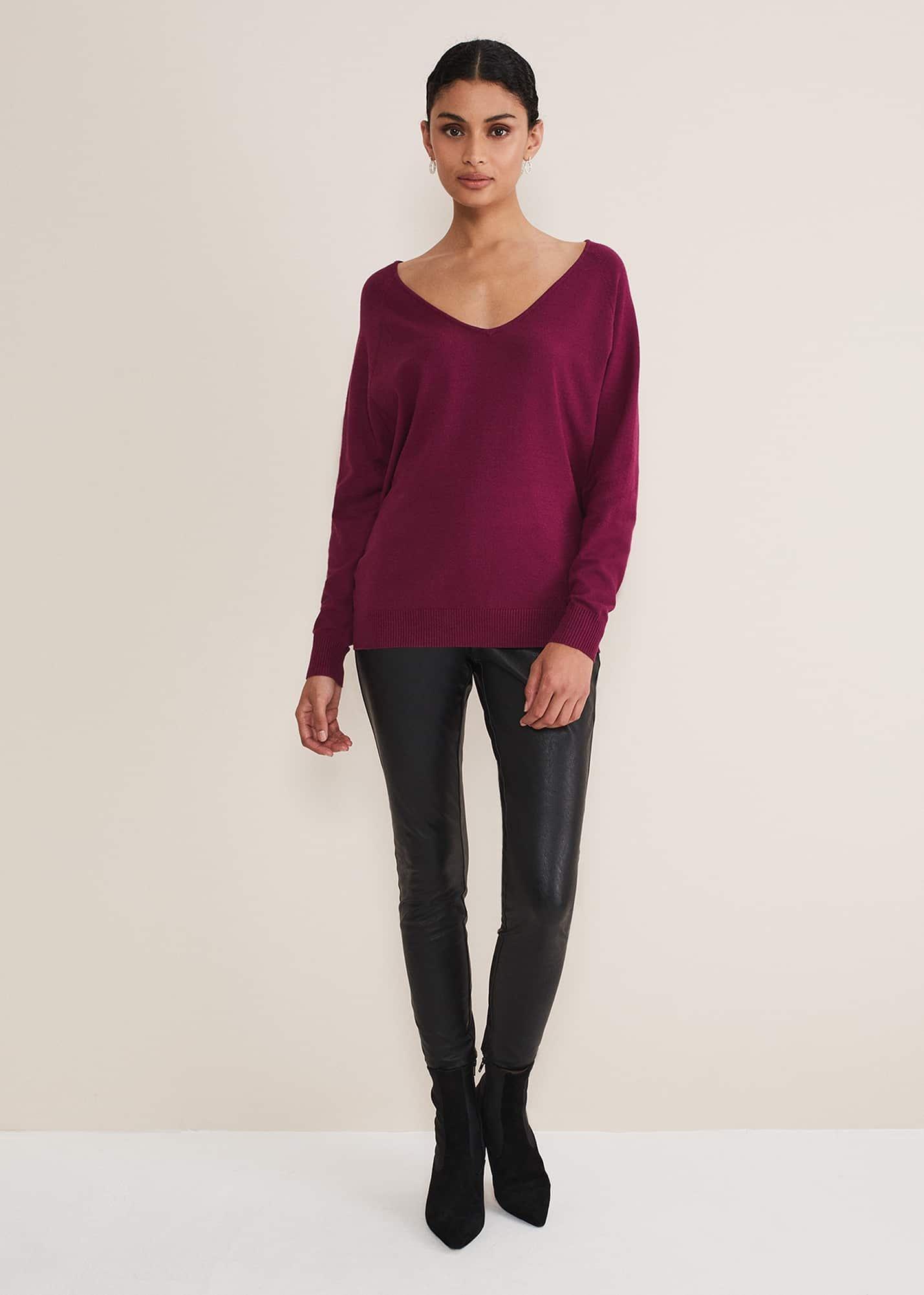 Senita V Neck Knit Jumper