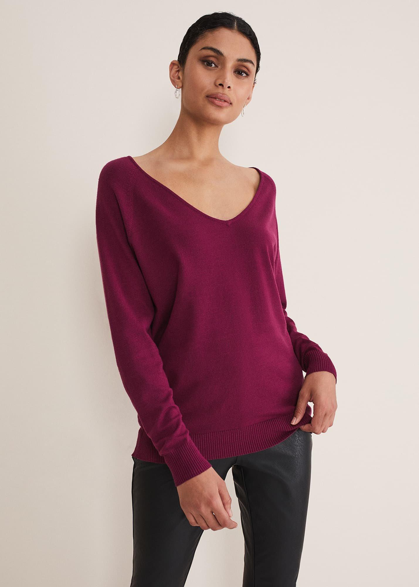 Senita V Neck Knit Jumper