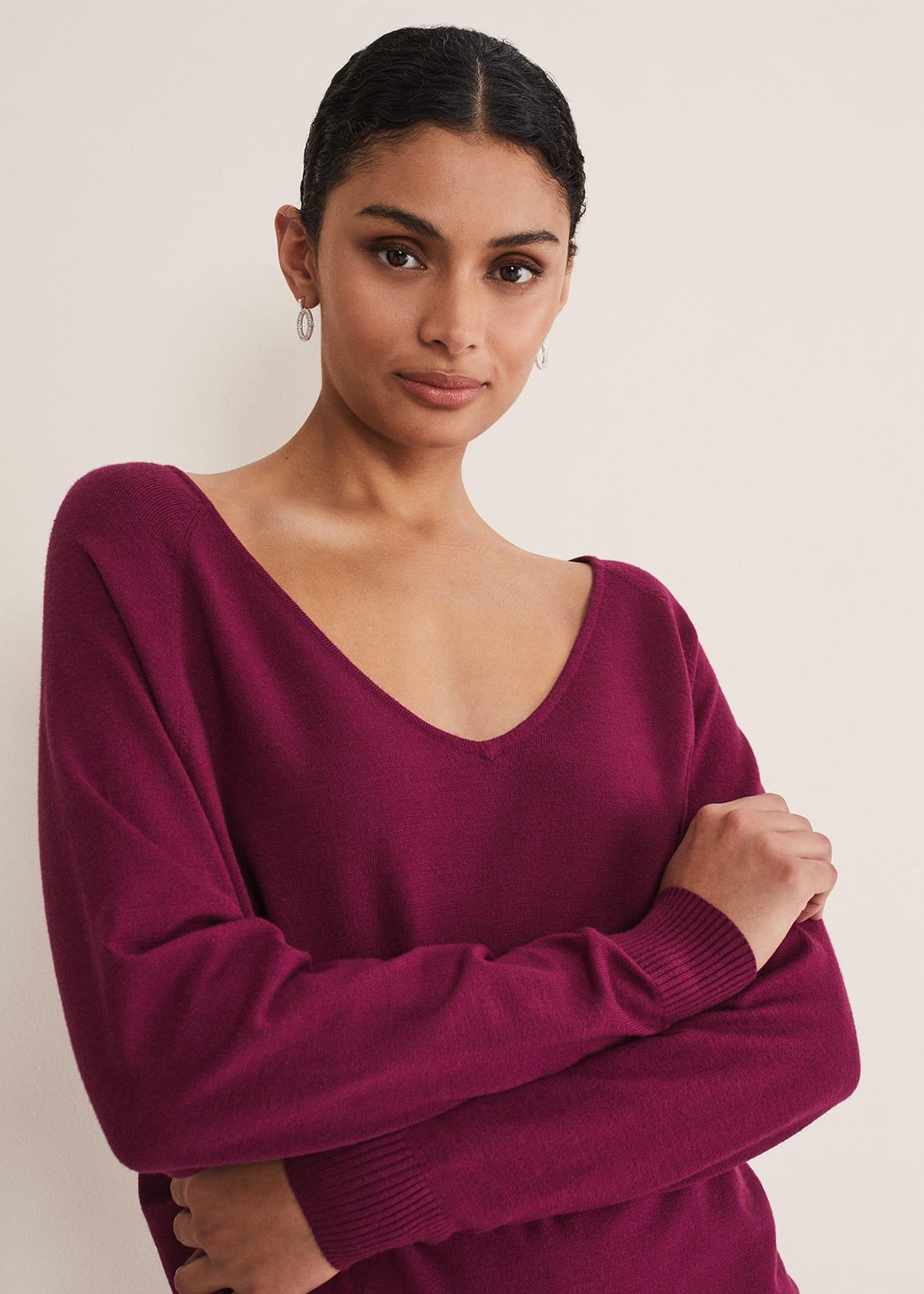 Senita V Neck Knit Jumper