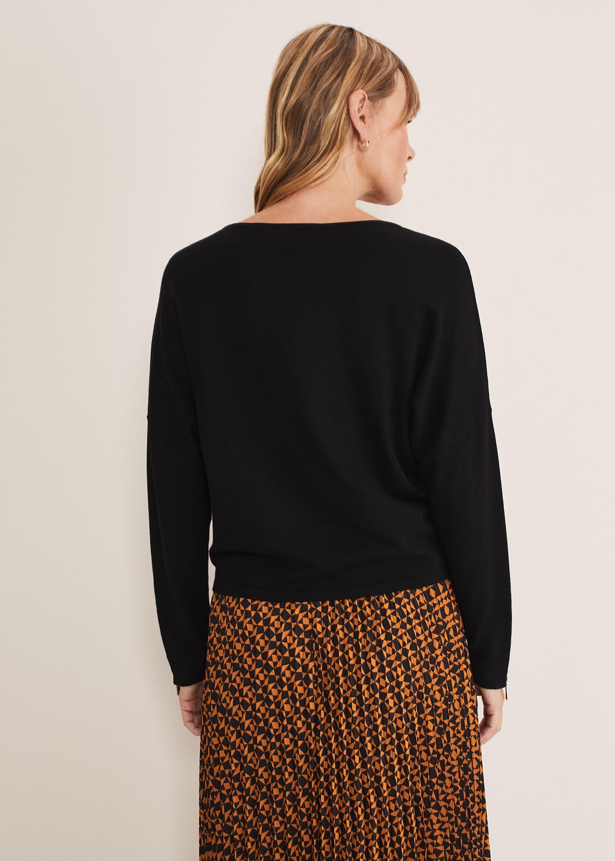 Olivian Zip Cuff Detail Knit