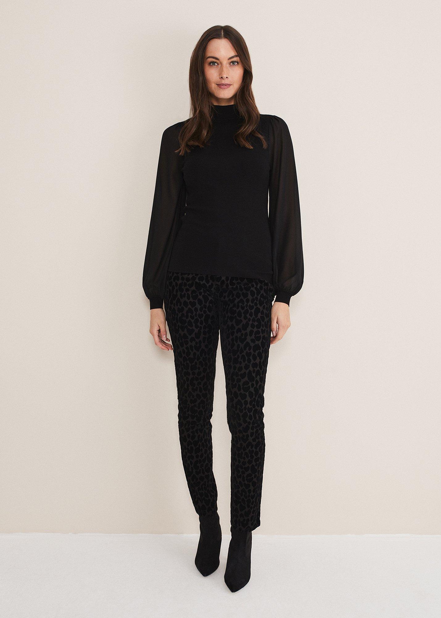 Eliza Chiffon Sleeve Knit