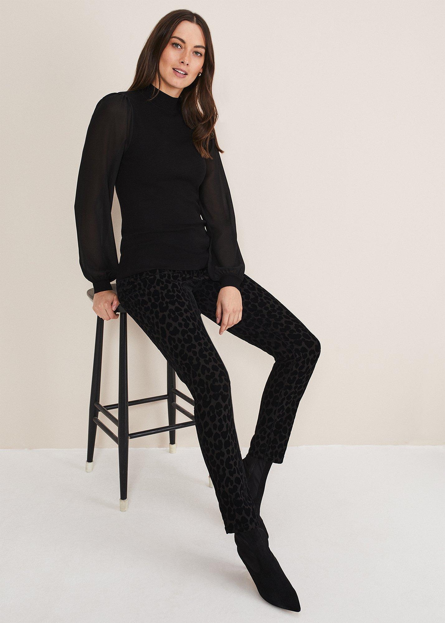 Eliza Chiffon Sleeve Knit