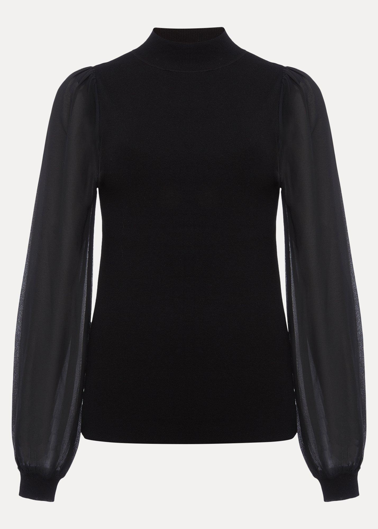 Eliza Chiffon Sleeve Knit