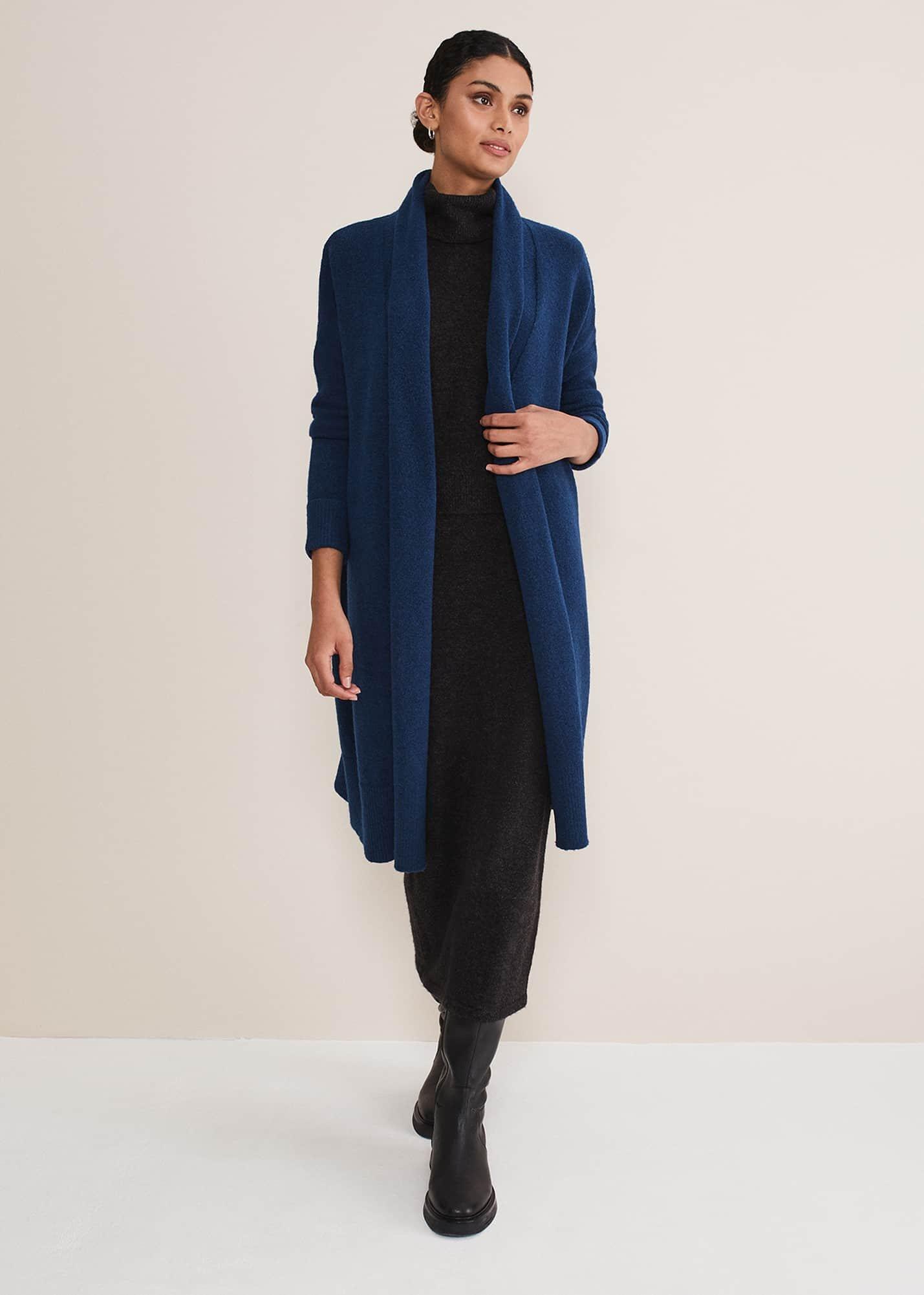 Alexa Fluffy Longline Cardigan