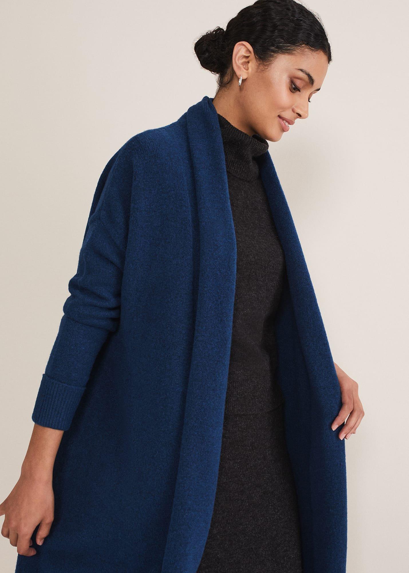 Alexa Fluffy Longline Cardigan