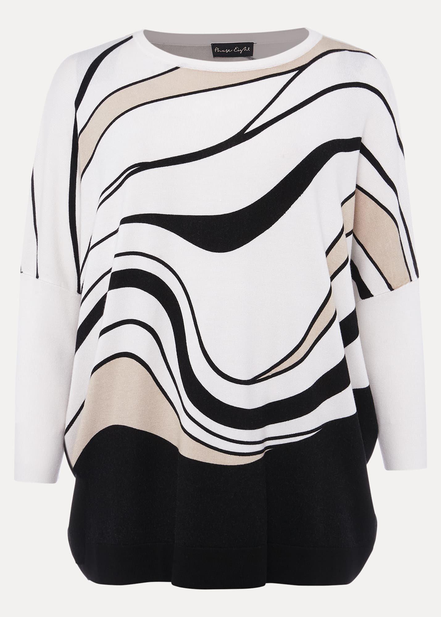 Macie Contour Longline Print Knit