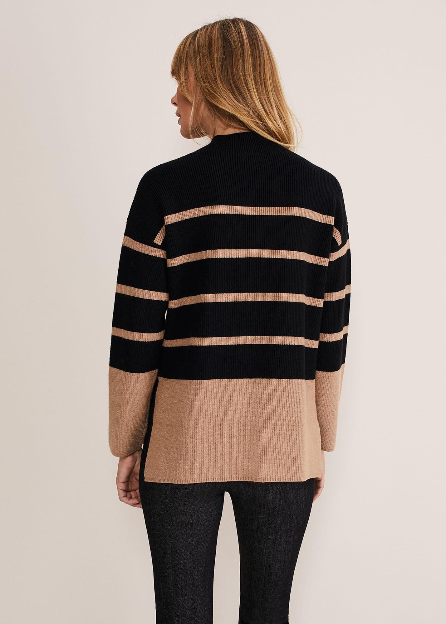 Romy Cosy Stripe Colour Block Knit