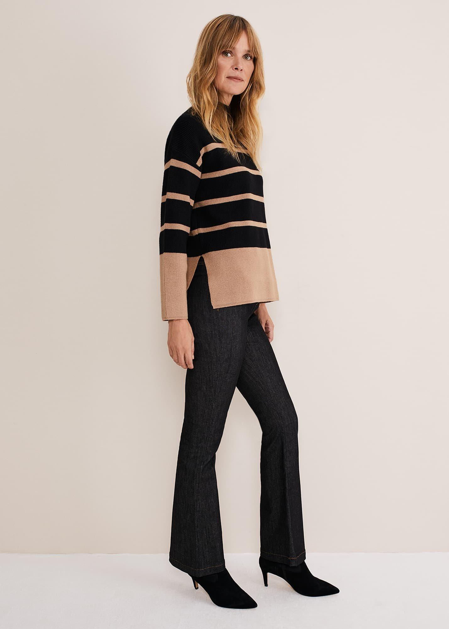 Romy Cosy Stripe Colour Block Knit