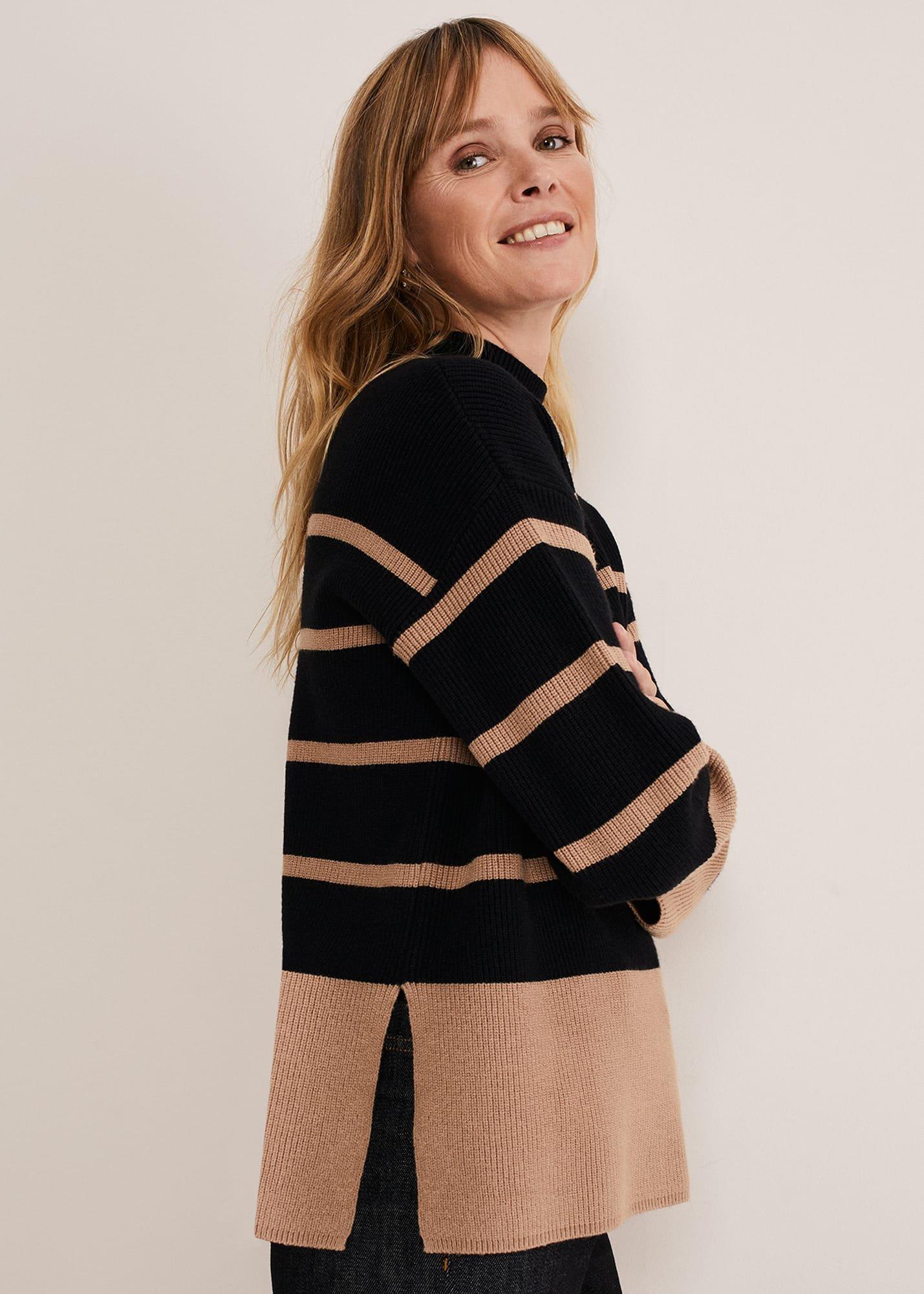 Romy Cosy Stripe Colour Block Knit