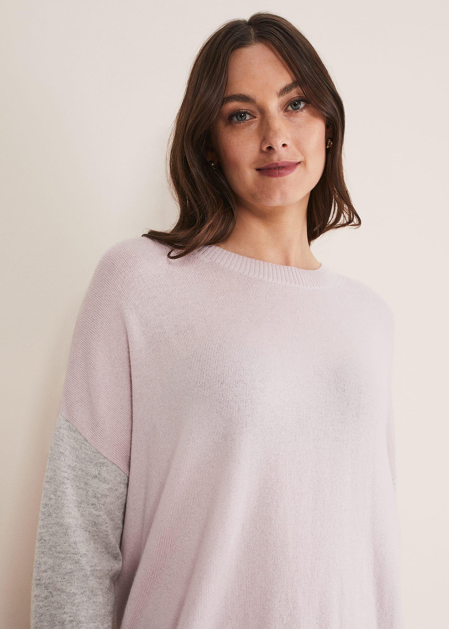 Rema Wool Cashmere Colourblock Jumper