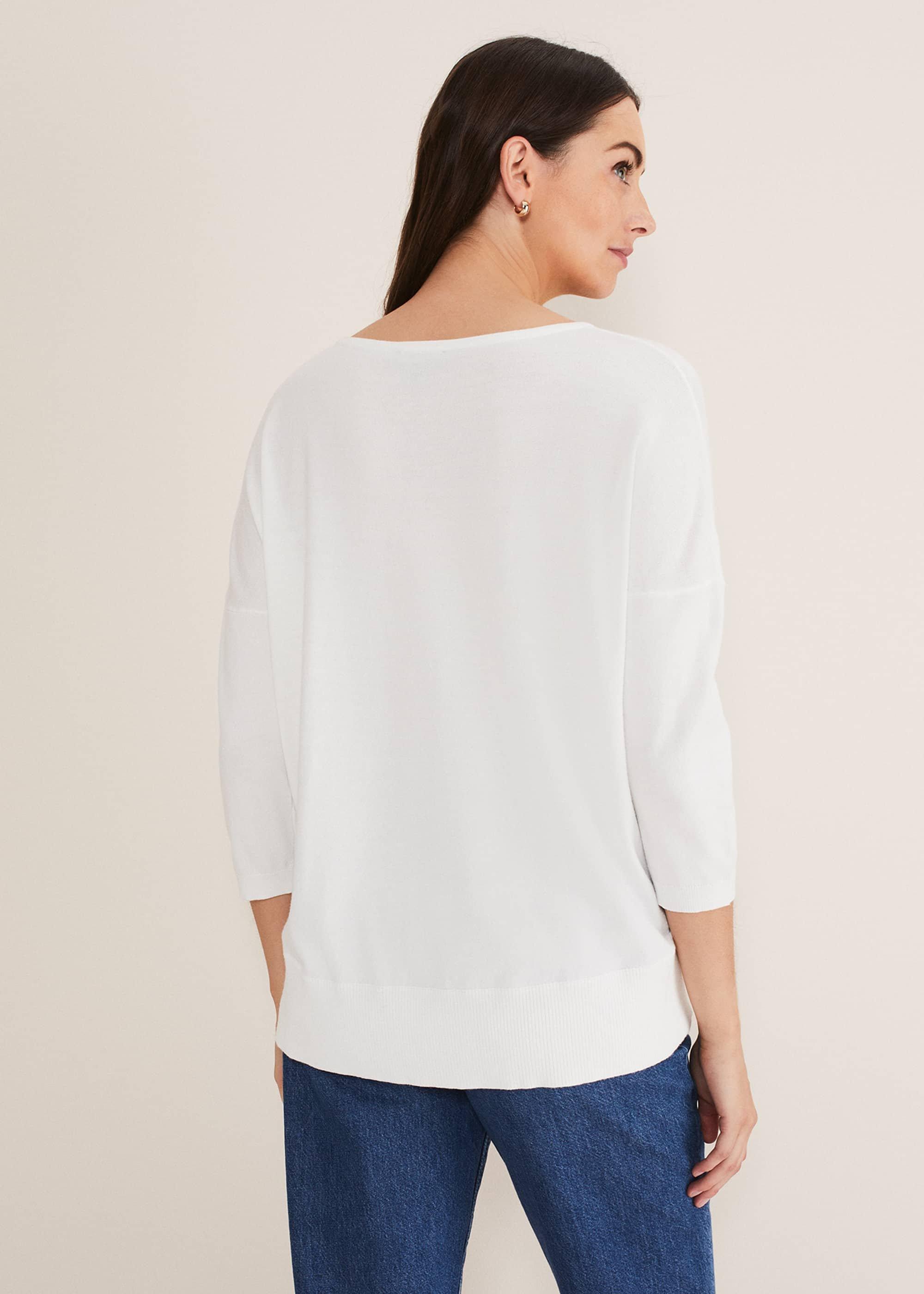 Linda Button Trim Knit