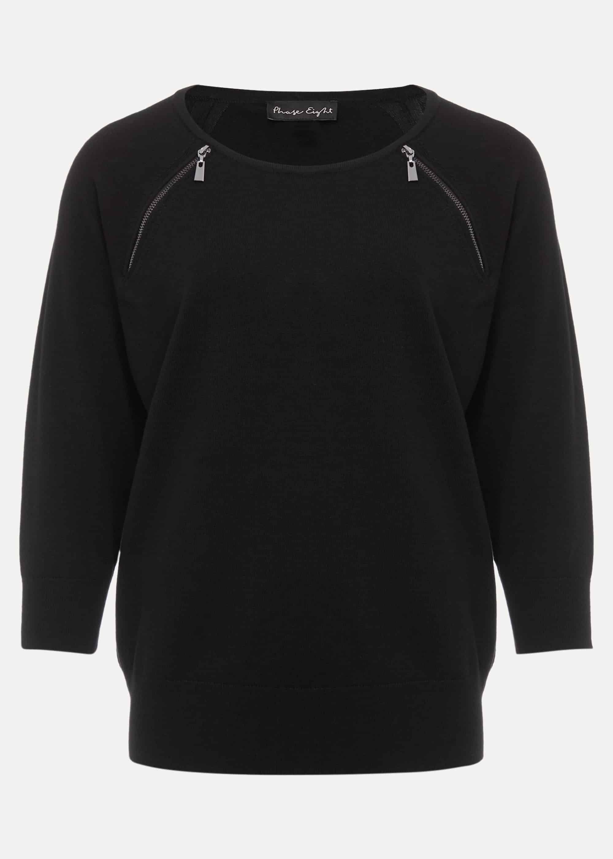 Lolan Zip Trim Knit Jumper