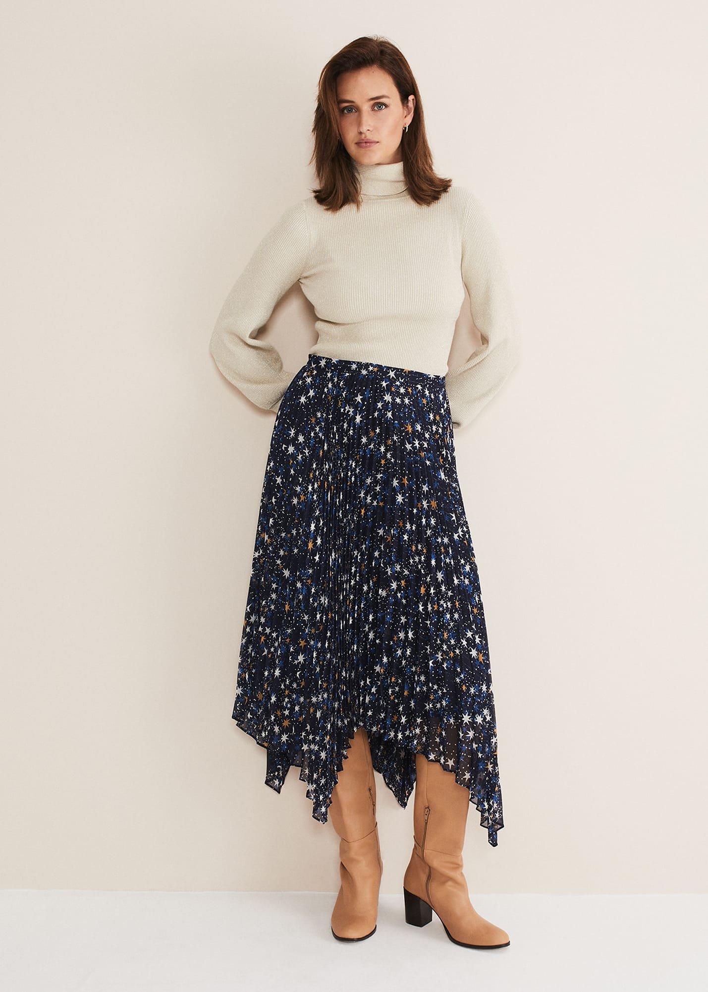 Gwyneth Balloon Sleeve Lurex Jumper