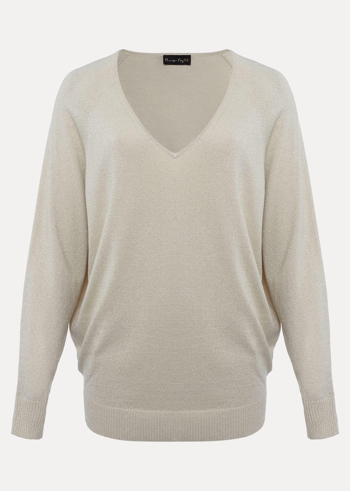 Senita V Neck Lurex Jumper